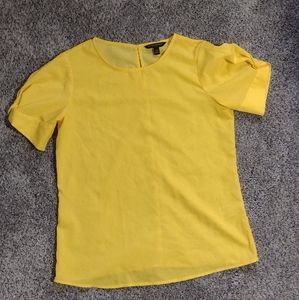 Banana Republic yellow blouse